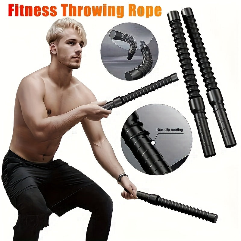 Wireless Battle Rope System 2-in-1 Wireless Battle Rope System with Aluminum Alloy Handles - Portable Strength & Cardio Trainer for Muscle Building, Burning Calories, Aerobic & Coordination - Home Gym, Athletes, Boxers (Pink\u002FBlack)