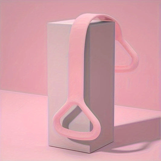 2pcs 8-Shaped Silicone Yoga Resistance Bands - Purple\u002FRed\u002FBlue High-Quality Silicone Exercise Bands for Back, Waist & Arm Workouts - Home Gym & Outdoor Fitness Stretching Rope for All Fitness Levels, Textured Grip | Comfortable Grip