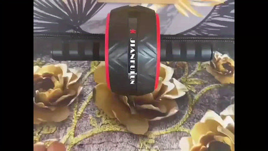 1pc Portable Abdominal Exercise Wheel - Durable PP Material, Ergonomic Grip, Textured Roller Surface for Core Strength, Abdominal & Chest Muscle Training