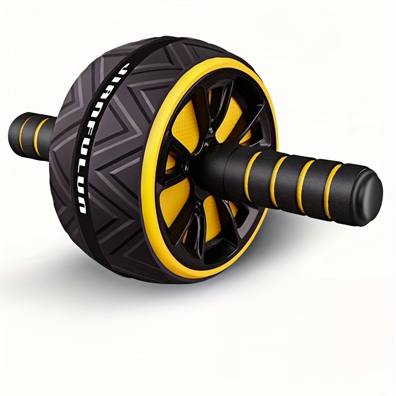 1pc Portable Abdominal Exercise Wheel - Durable PP Material, Ergonomic Grip, Textured Roller Surface for Core Strength, Abdominal & Chest Muscle Training