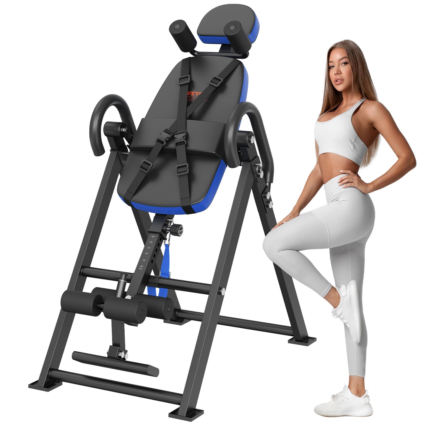 Inversion Table Foldable Strength Training Equipment Hang Exercise Bench Red Black\u002Forange black\u002FBlue black