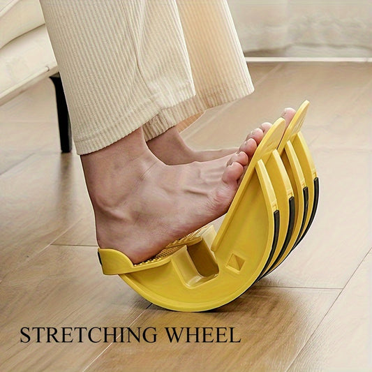 1pc Stretching Wheel - Leg Trainer with Manual Resistance, Non-Electric, Plastic Material, Professional Equipment for Home Fitness \u002F Physical, Suitable for All Users