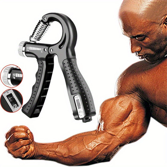 Adjustable Hand Grip Strengthener with Counter - 10-60Kg\u002F22-132lb Resistance Range, Professional Forearm Exerciser, Lightweight Home Fitness Equipment for Wrist, Arm, and Finger Training