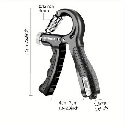Adjustable Hand Grip Strengthener with Counter - 10-60Kg\u002F22-132lb Resistance Range, Professional Forearm Exerciser, Lightweight Home Fitness Equipment for Wrist, Arm, and Finger Training