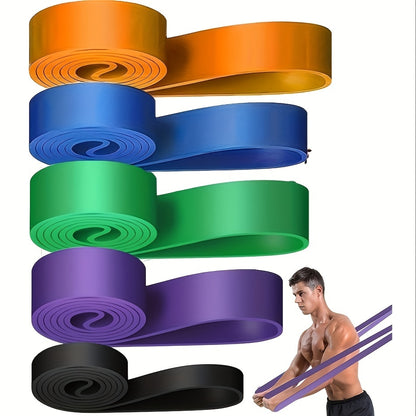 Resistance Band 82 Inches Long Resistance Band | 5-230 lbs, Pull-Up Assist Band, Fitness Band, Exercise Band, Full Body Stretching Leg Strap, Shaping and Toning, Muscle Training, Fit for Men and Women