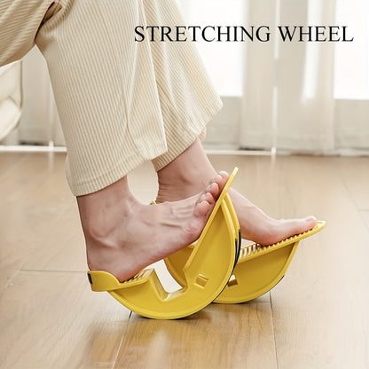1pc Stretching Wheel - Leg Trainer with Manual Resistance, Non-Electric, Plastic Material, Professional Equipment for Home Fitness \u002F Physical, Suitable for All Users