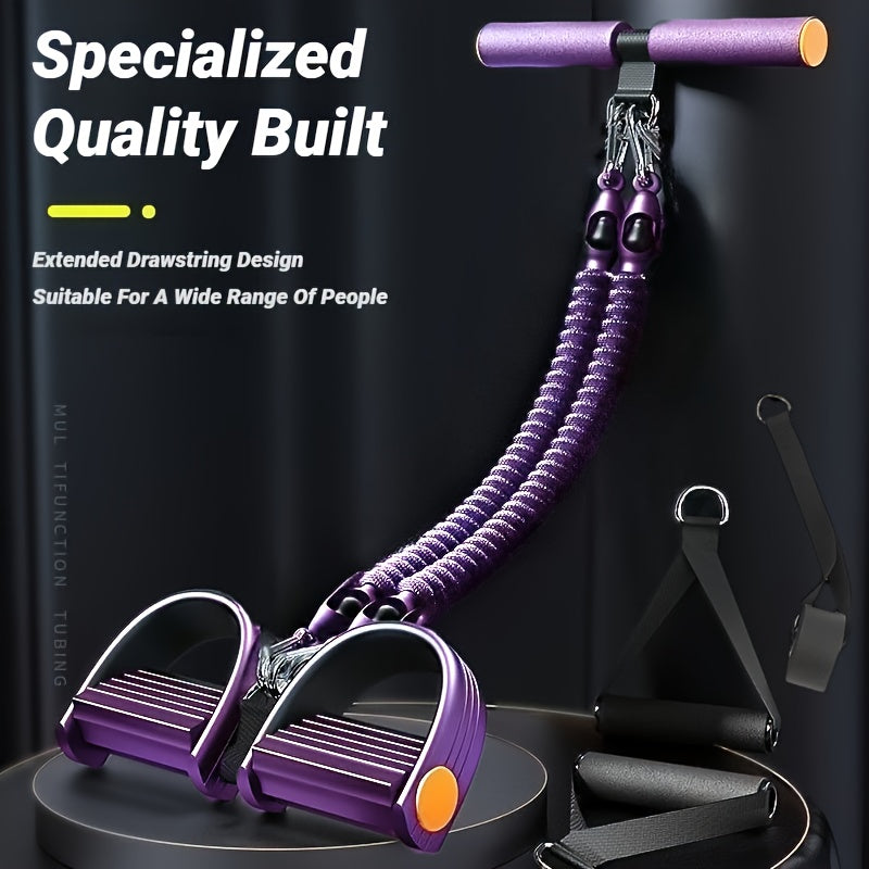 Adjustable Tension Bands Multi-Functional Adjustable Tension Bands for Back, Abdomen & Abs | Stackable Design, Durable Construction, Strength Training | Black, Home Gym Equipment for Men & Women