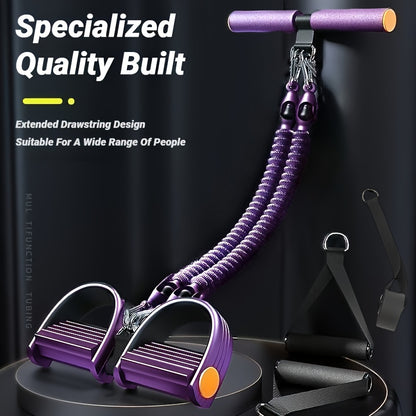 Adjustable Tension Bands Multi-Functional Adjustable Tension Bands for Back, Abdomen & Abs | Stackable Design, Durable Construction, Strength Training | Black, Home Gym Equipment for Men & Women