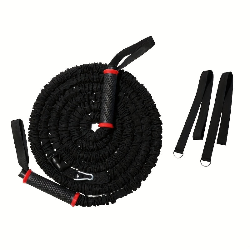 2pcs Battle Rope for Adults, Nylon Fitness Skipping Rope, for Strength Training, Cardio Workout, Arm Training, and Weight Loss, with No Battery Needed