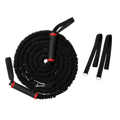 2pcs Battle Rope for Adults, Nylon Fitness Skipping Rope, for Strength Training, Cardio Workout, Arm Training, and Weight Loss, with No Battery Needed