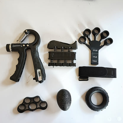 Seven-Piece Grip Strength Trainer Set for Finger and Arm Muscle Training