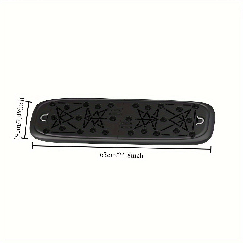 Multi-Function Push-Up Board for Home Gym - Durable ABS Exercise Equipment for Chest, Shoulders, Back Strength Training, No Batteries Needed, Black