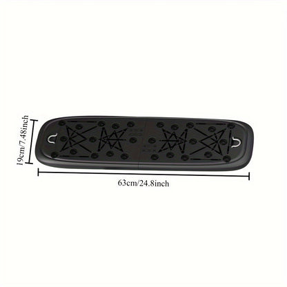 Multi-Function Push-Up Board for Home Gym - Durable ABS Exercise Equipment for Chest, Shoulders, Back Strength Training, No Batteries Needed, Black
