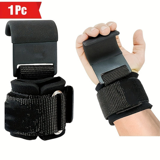 Weightlifting Wrist Straps Heavy Duty Adjustable Wrist Straps for Weightlifting & Deadlifts - 1 Pair Black Padded Grip Enhancers with Metal Clasp for Men & Women, Premium Workout Equipment for All Seasons