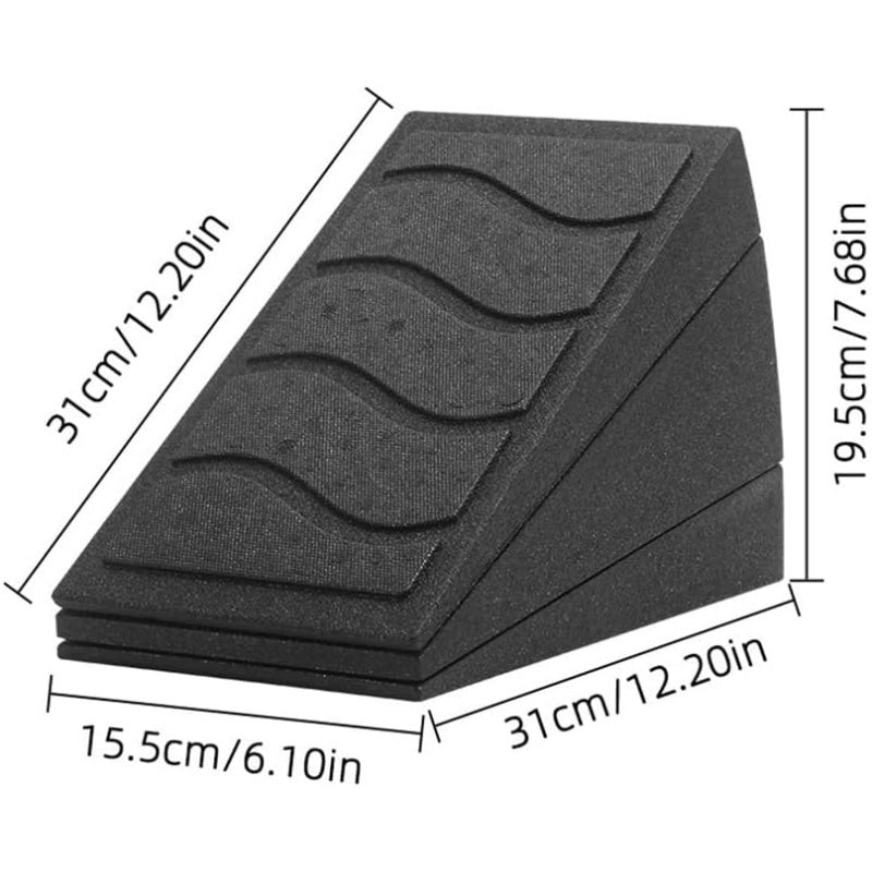 Calf Stretcher Slant Board - Ankle Stretching Squat Slant Board, Calf Stretch Board | Multifunctional Yoga Wedge Ankle Stretcher, Yoga Fitness Foot Pads Incline Board for Exercise,3 Adjustable Angles Incline Board for Squat Wedge