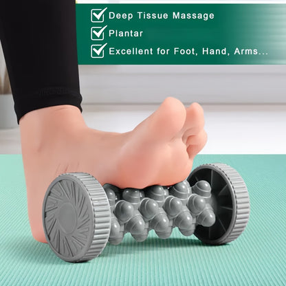 Foot Massager Multi-Color Plantar Fascia Roller Foot Massager | for Muscle Relaxation, Pilates, Yoga, Archery, Fitness Exercise, Flat Feet Relief | Ideal Gift for Valentine's, Women's, Men's, Mother's, Father's, Teachers' Day