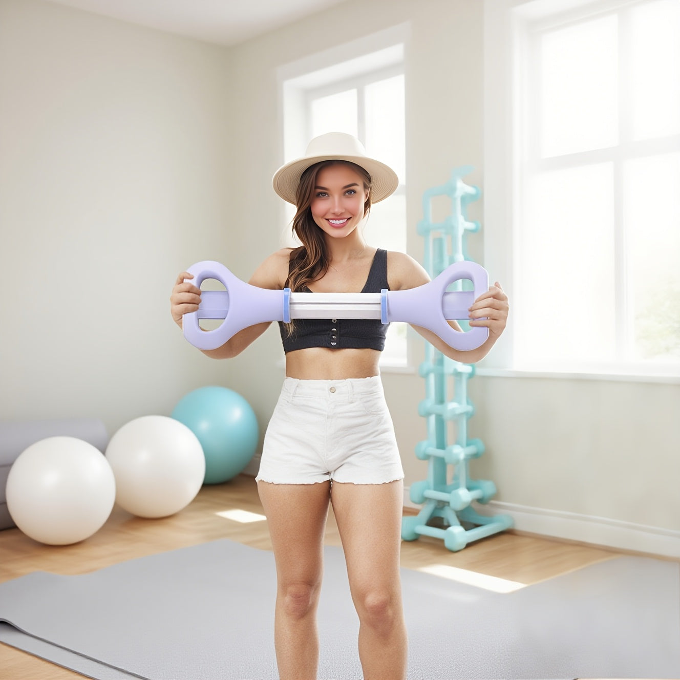Super Simple Squat Machine Foldable Adjustable Resistance Super Simple Squat Machine for Women - Home Gym, Rodeo Core Exercise Machine, 330LBS Weight Capacity, Ride & Rowing Machine for Ab, Back And Leg, Track Orders Recently Purchased