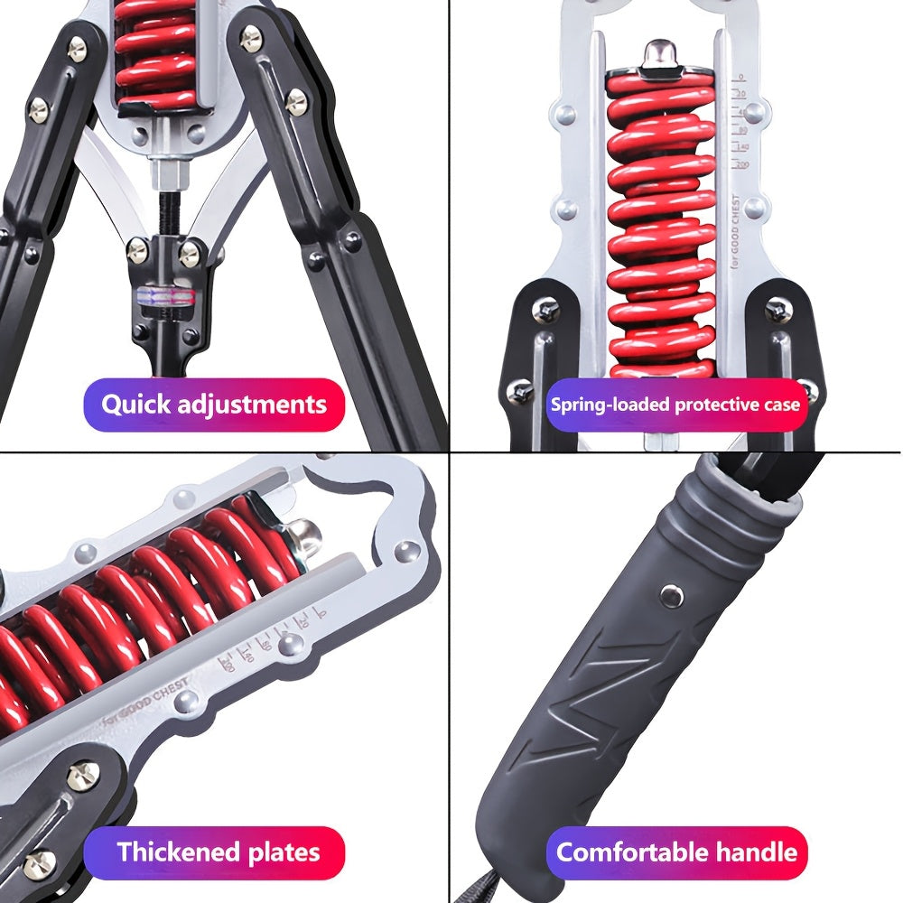 Arm And Chest Muscle Trainer Peak Condition, Versatile Arm & Chest Muscle Trainer - Adjustable Resistance, Multi-Function Fitness Bar for Men