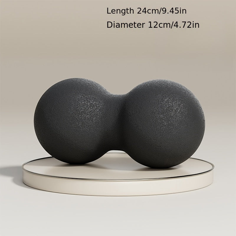 Double Massage Ball Double Long Stick Fitness Massage Ball | Deep Tissue Massage, Trigger Point Massage Tool for Back, Spine and Shoulders, Muscle Recovery and Relief, Suitable for Home and Travel