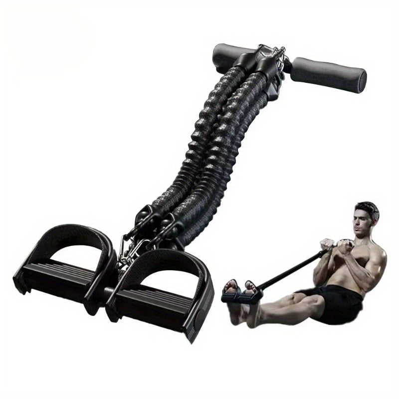 Adjustable Tension Bands Multi-Functional Adjustable Tension Bands for Back, Abdomen & Abs | Stackable Design, Durable Construction, Strength Training | Black, Home Gym Equipment for Men & Women