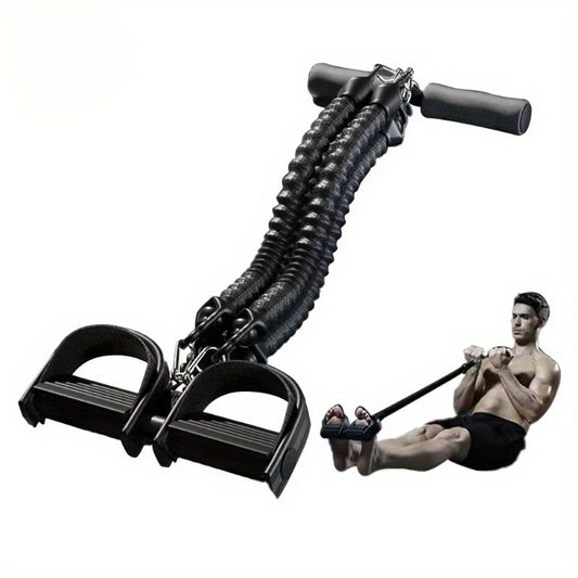 Adjustable Tension Bands Multi-Functional Adjustable Tension Bands for Back, Abdomen & Abs | Stackable Design, Durable Construction, Strength Training | Black, Home Gym Equipment for Men & Women