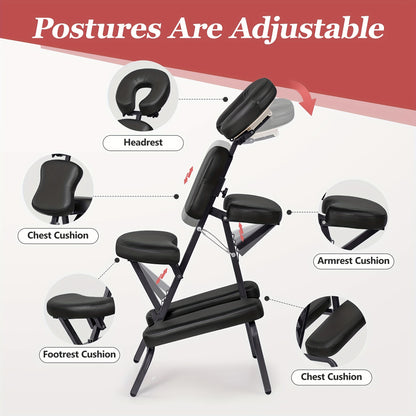 Portable Foldable Massage Chair with 4