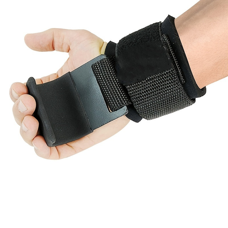 Weightlifting Wrist Straps Heavy Duty Adjustable Wrist Straps for Weightlifting & Deadlifts - 1 Pair Black Padded Grip Enhancers with Metal Clasp for Men & Women, Premium Workout Equipment for All Seasons