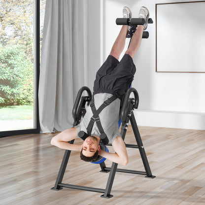 Inversion Table Foldable Strength Training Equipment Hang Exercise Bench Red Black\u002Forange black\u002FBlue black