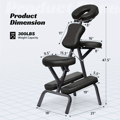 Portable Foldable Massage Chair with 4