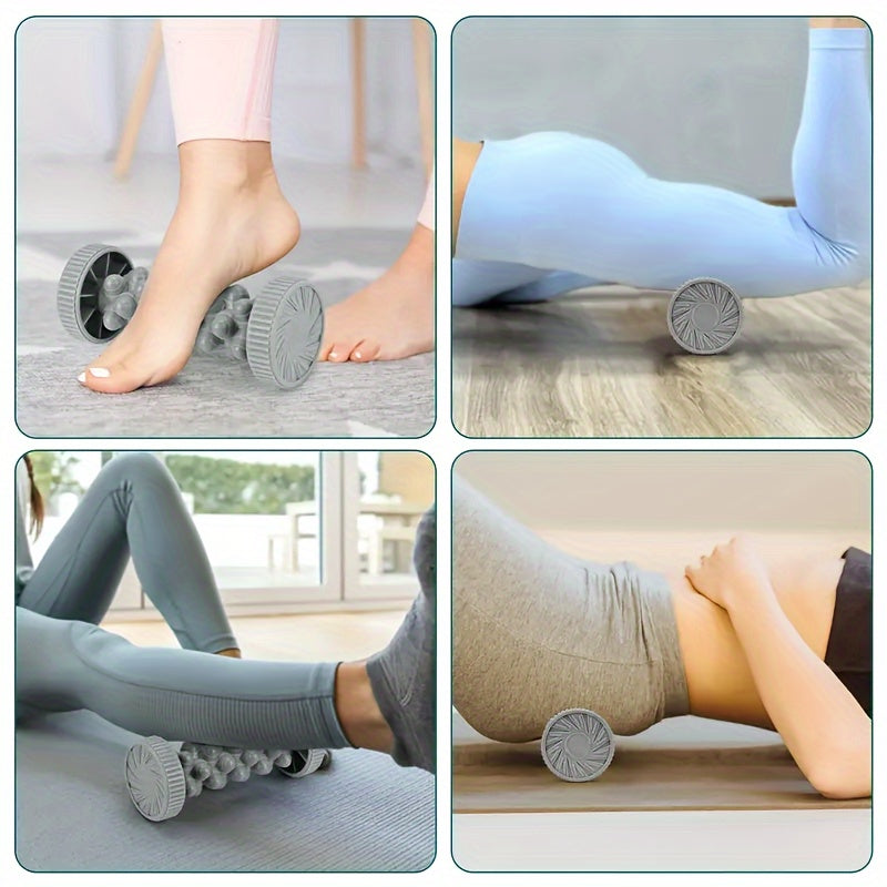 Foot Massager Multi-Color Plantar Fascia Roller Foot Massager | for Muscle Relaxation, Pilates, Yoga, Archery, Fitness Exercise, Flat Feet Relief | Ideal Gift for Valentine's, Women's, Men's, Mother's, Father's, Teachers' Day