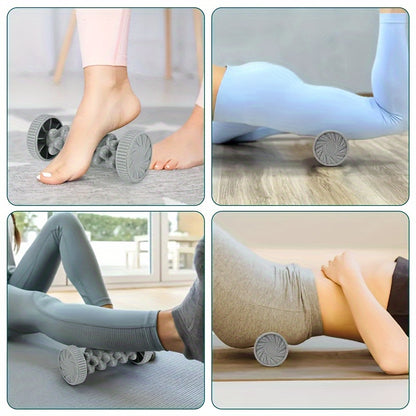 Foot Massager Multi-Color Plantar Fascia Roller Foot Massager | for Muscle Relaxation, Pilates, Yoga, Archery, Fitness Exercise, Flat Feet Relief | Ideal Gift for Valentine's, Women's, Men's, Mother's, Father's, Teachers' Day