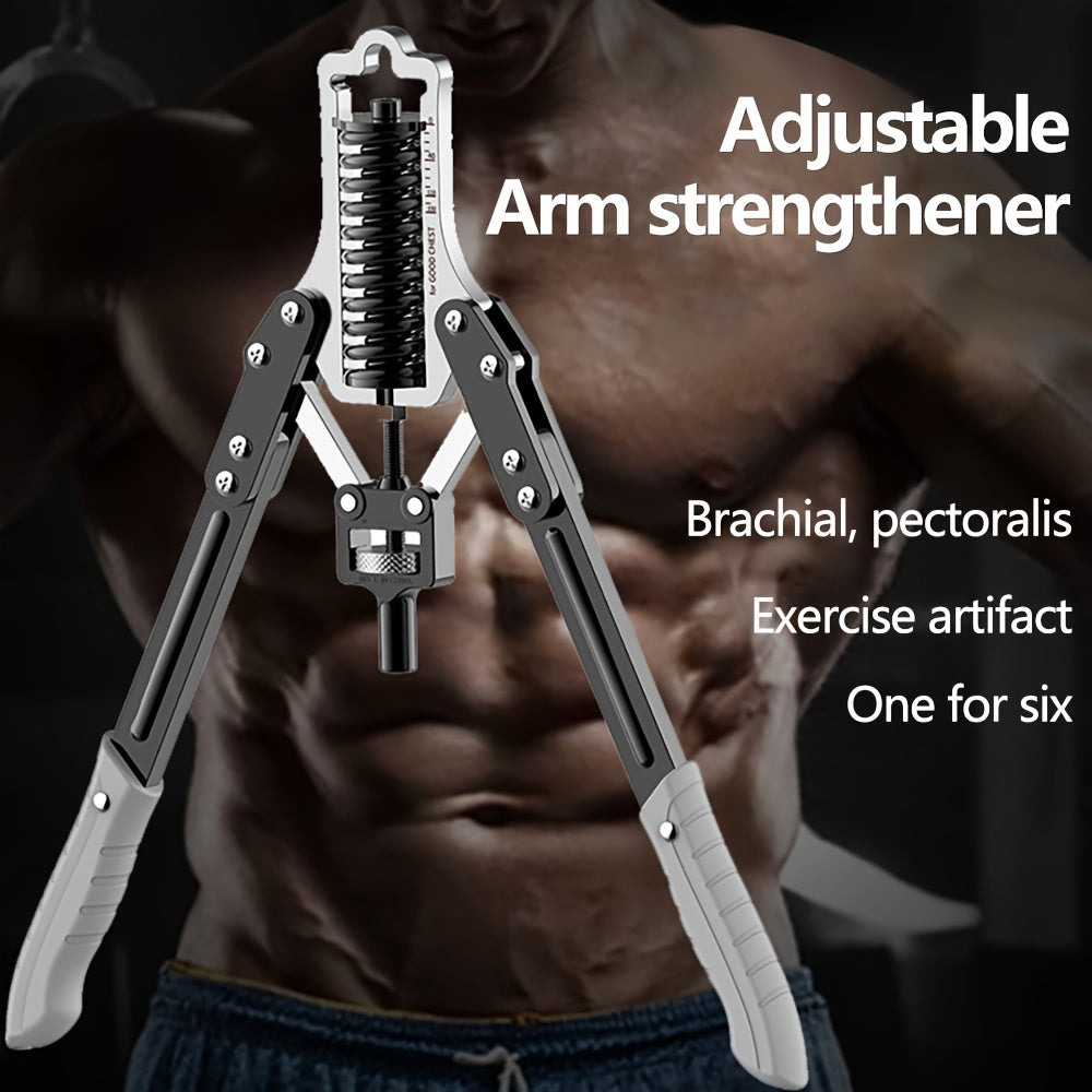 Arm And Chest Muscle Trainer Peak Condition, Versatile Arm & Chest Muscle Trainer - Adjustable Resistance, Multi-Function Fitness Bar for Men